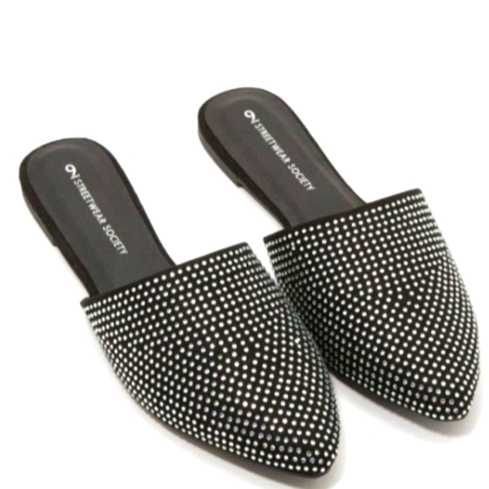 Toe flat mule streetwear society